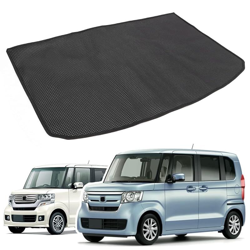 Temiry ラゲッジマット N-BOX用 JF3型 JF4型 ラゲッジマット 車種専用 トランクマット 撥水 荷台マット 汚れに強い 後部座席 ラゲッジトレイ 滑り止め ゴム製 ラゲッジマット 耐久性 取付簡単 エ