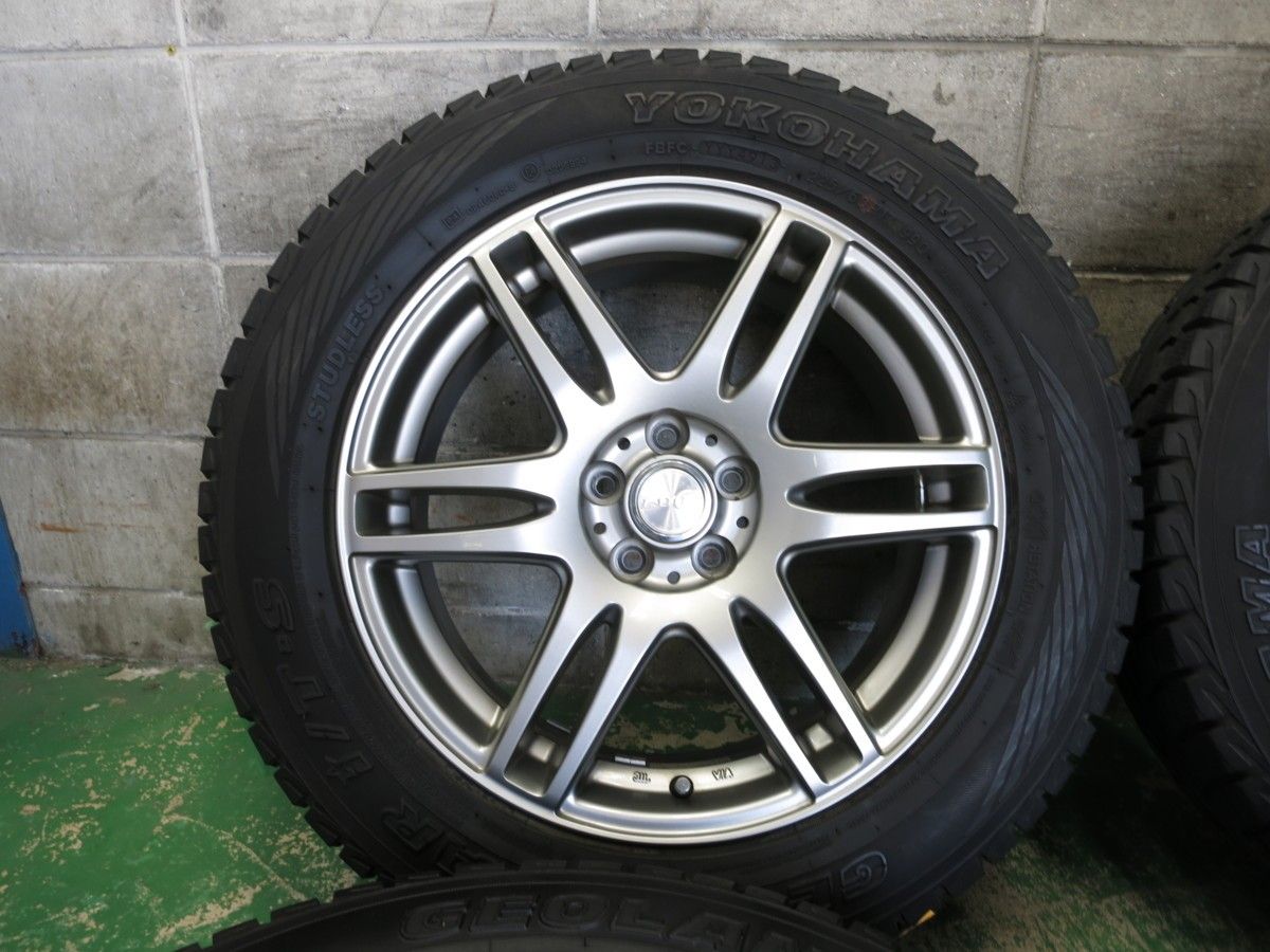 225/60R17 スタッドレスヨコハマ4本セット 送料込みTS730