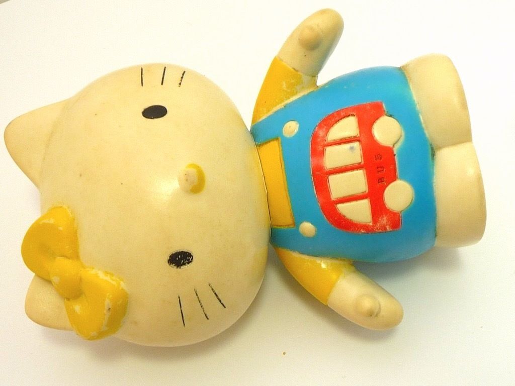 【激レア】ハローキティ　黄色リボン　昭和レトロ 激レア】ハローキティ 黄色リボン 昭和レトロ - メルカリ