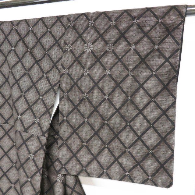 カジュアル 斜め格子模様