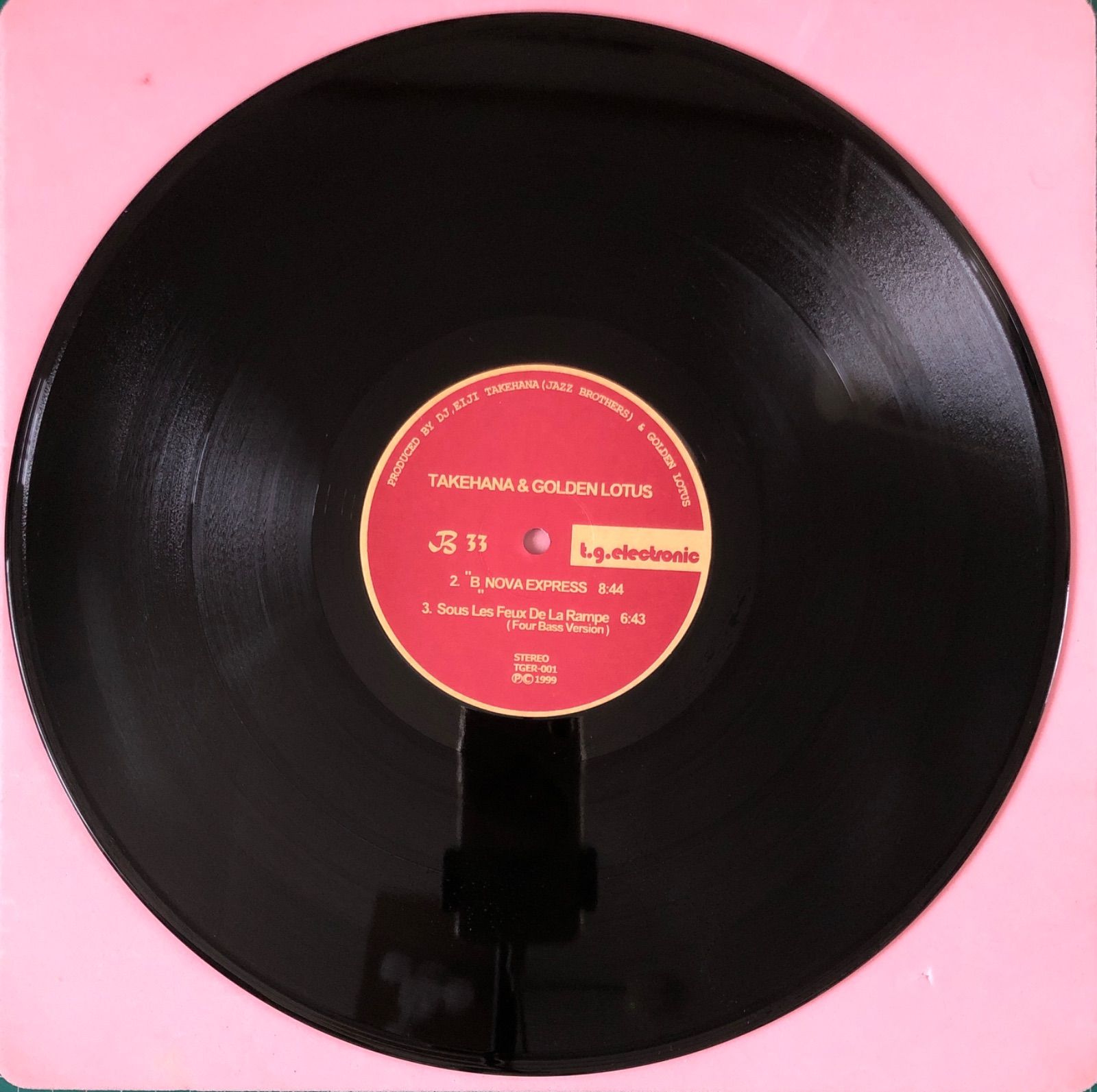 未使用 Takehana & Golden Lotus / 12\" レコード 邦12