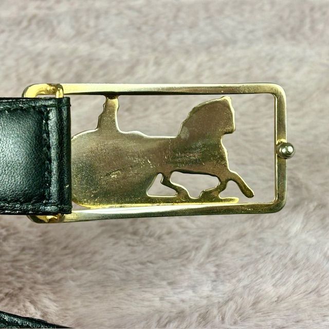 ☆美品☆ CELINE セリーヌ バックル 馬車金具 ベルト レザー