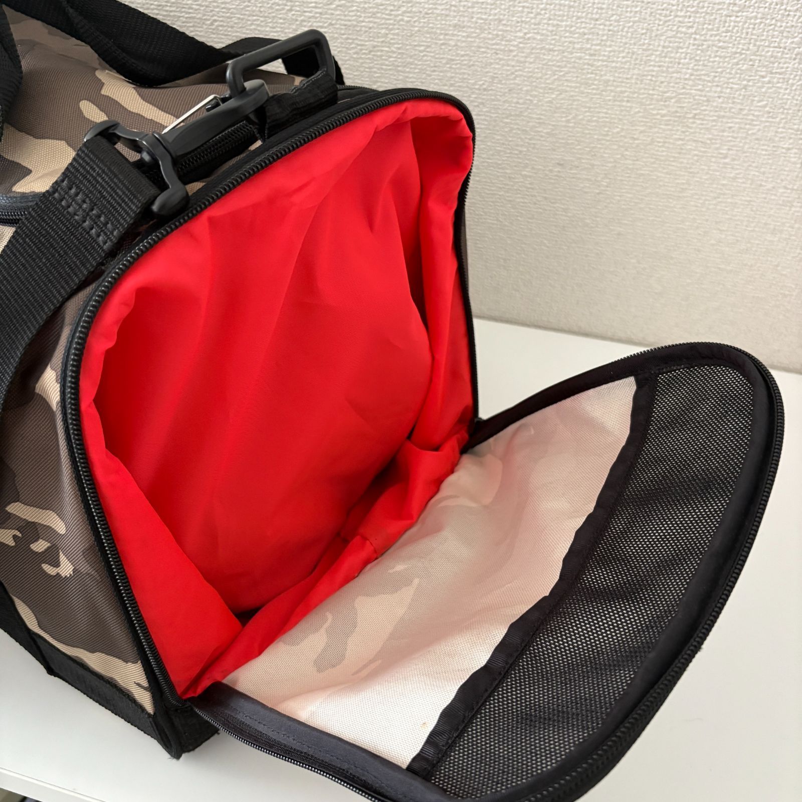 【美品】ナイキ ゴルフ ボストン バッグ GA0261 迷彩 美品】ナイキ ゴルフ ボストン バッグ GA0261 迷彩 - メルカリ