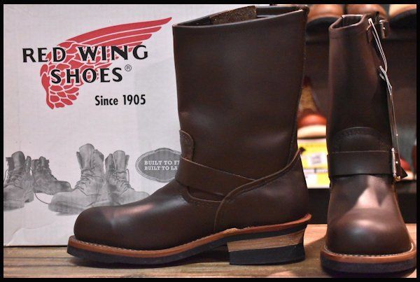【7D 箱付 未使用 09年】レッドウィング 2967 エンジニア 茶 チョコレートクローム ブラウン ブーツ 2269 redwing HOPESMORE【ED085】