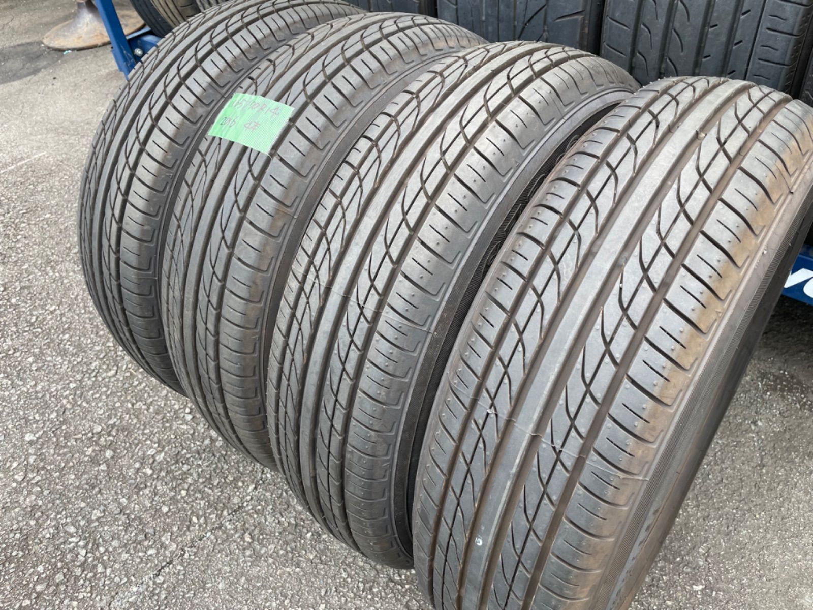 F0152］中古タイヤ4本セット！165/70R14 ヨコハマS73 2016年製造！送料  