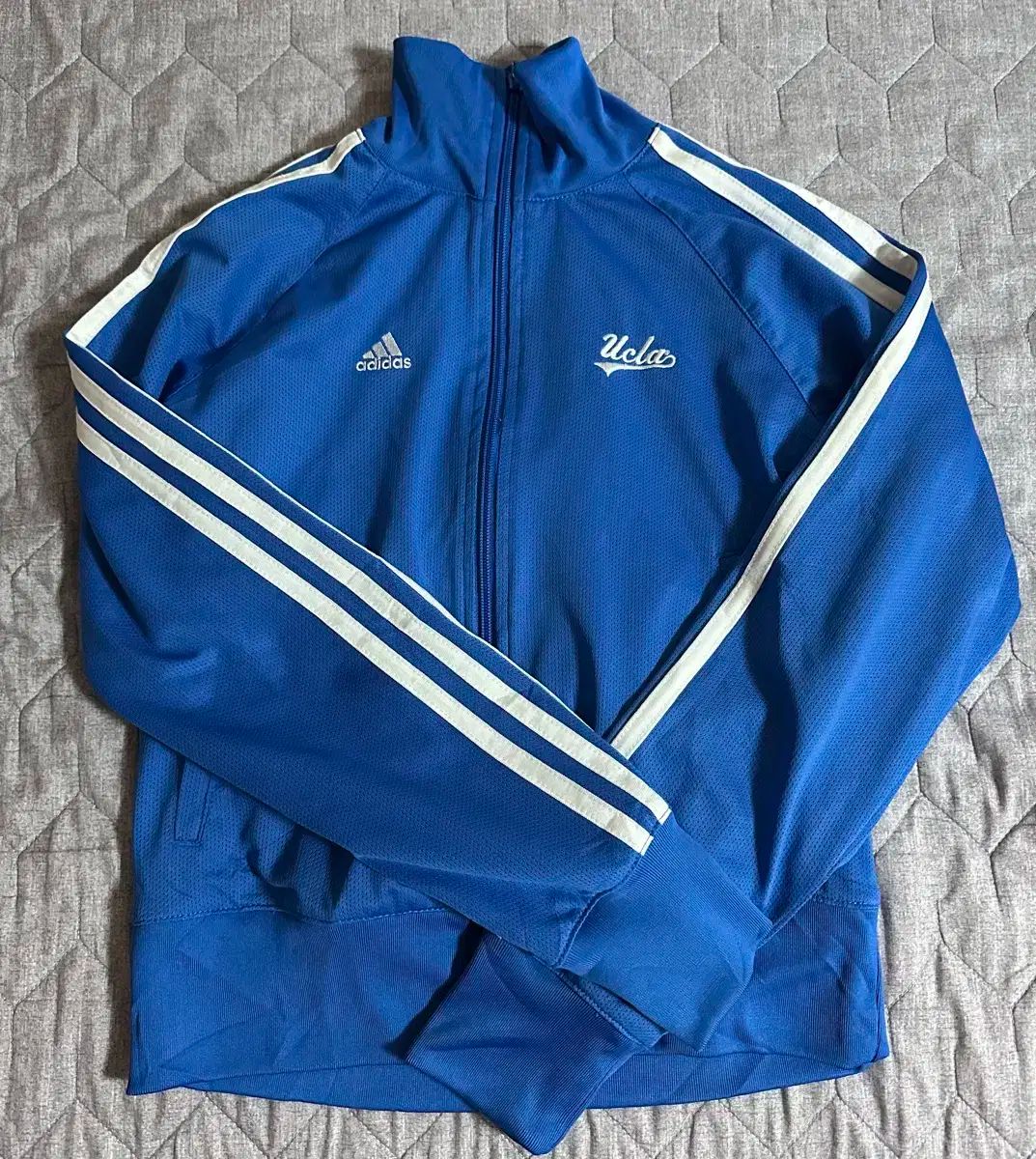 adidas アディダス ジャージ 青 ポーポー デジャンジャージ ジャージ