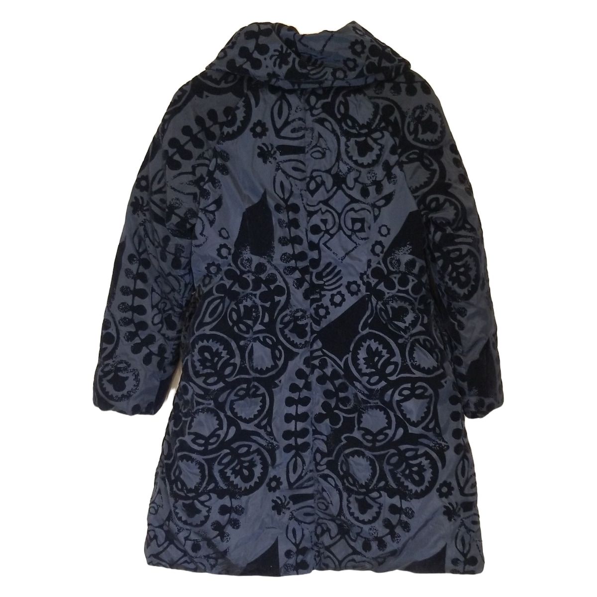 SHIZUKA KOMURO シズカコムロ ダウンコート サイズ42 L レディース - ダークネイビー 長袖 ジップアップ 冬