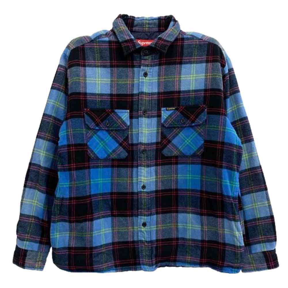 Supreme シュプリーム 24AW Quilted Plaid Shirt キルティング Supreme シュプリーム 24AW Quilted Plaid Shirt キルティング