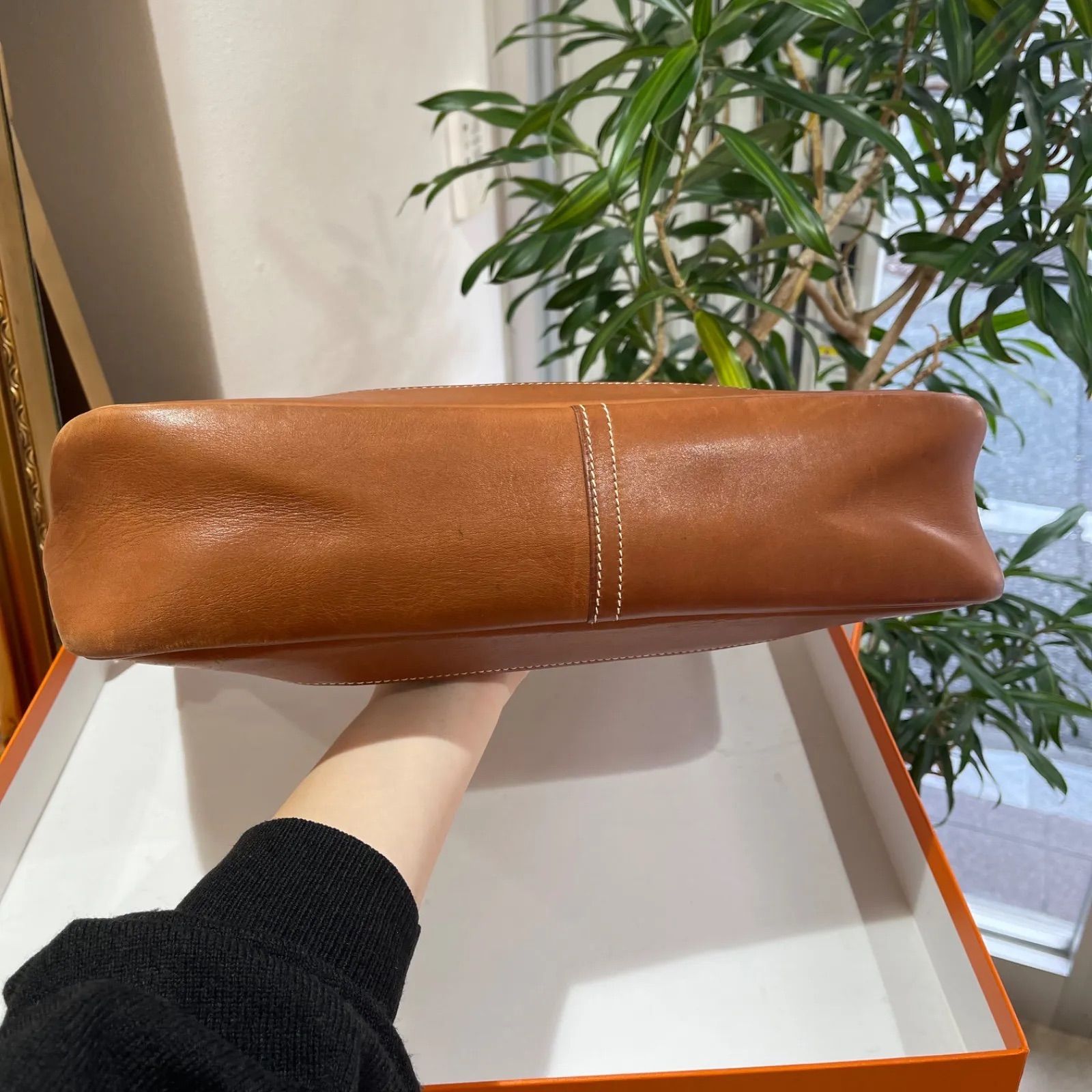 美品】HERMES エルメス トリム35 ヴィブラート×バレニア フォーブ シルバー金具 E刻印□ コンビ ヴィンテージ 中古 ショルダーバッグ  ハンドバッグ レディース 女性用 ブランド 本革 レザー ブラウン 茶色 希少 レア プレゼント ギフト バック - メルカリ