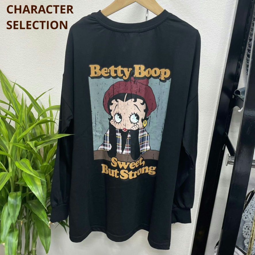 BETTY BOOP™/ キャラクターセレクション ベティブープ ロンT