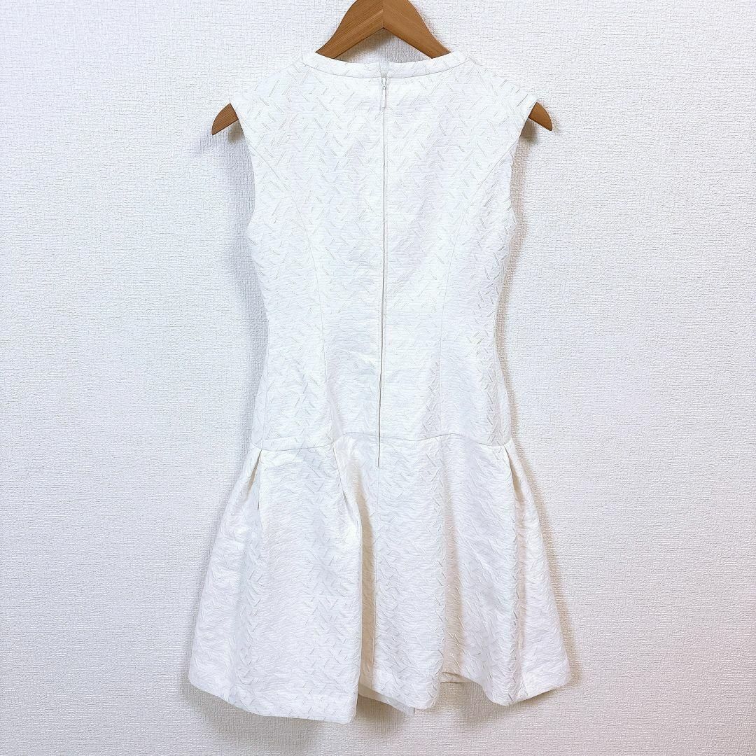 ルネ ノースリーブワンピース 34 ンボビジュー ホワイト