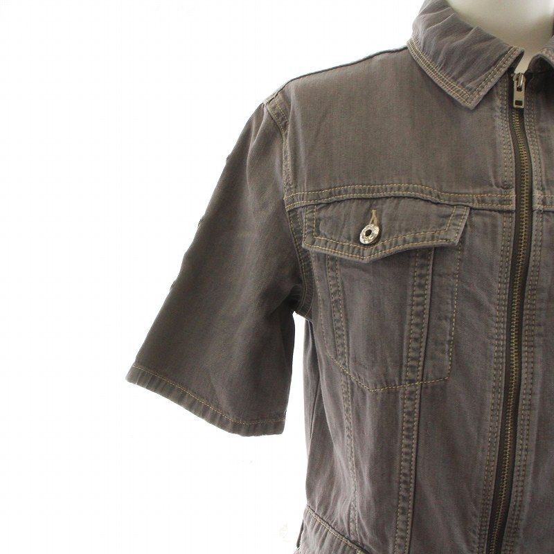 ディーゼル DIESEL デニムワンピース タグ付き 半袖 ロング