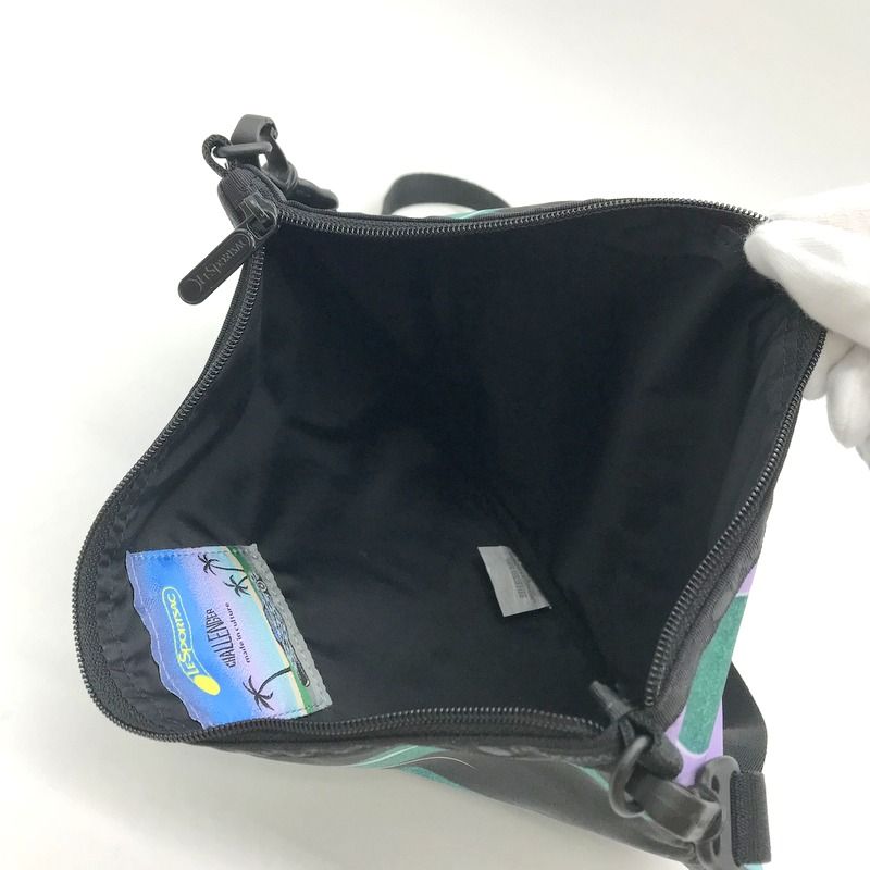 美品 CHALLENGER LeSportsac サコッシュ ショルダーバッグ 2WAY SACOCHEチャレンジャーサコッシュ（ミニバッグ