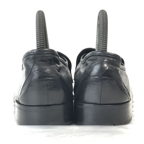 スイス製ビンテージ★バリー/BALLY of Switzerland★本革/ローファー/モカシン【6.5E/24.5/黒/BLACK】ビジネス/dress shoes◆pE-132 スイス製ビンテージ☆バリー/BALLY of Switzerland☆本革/ローファー