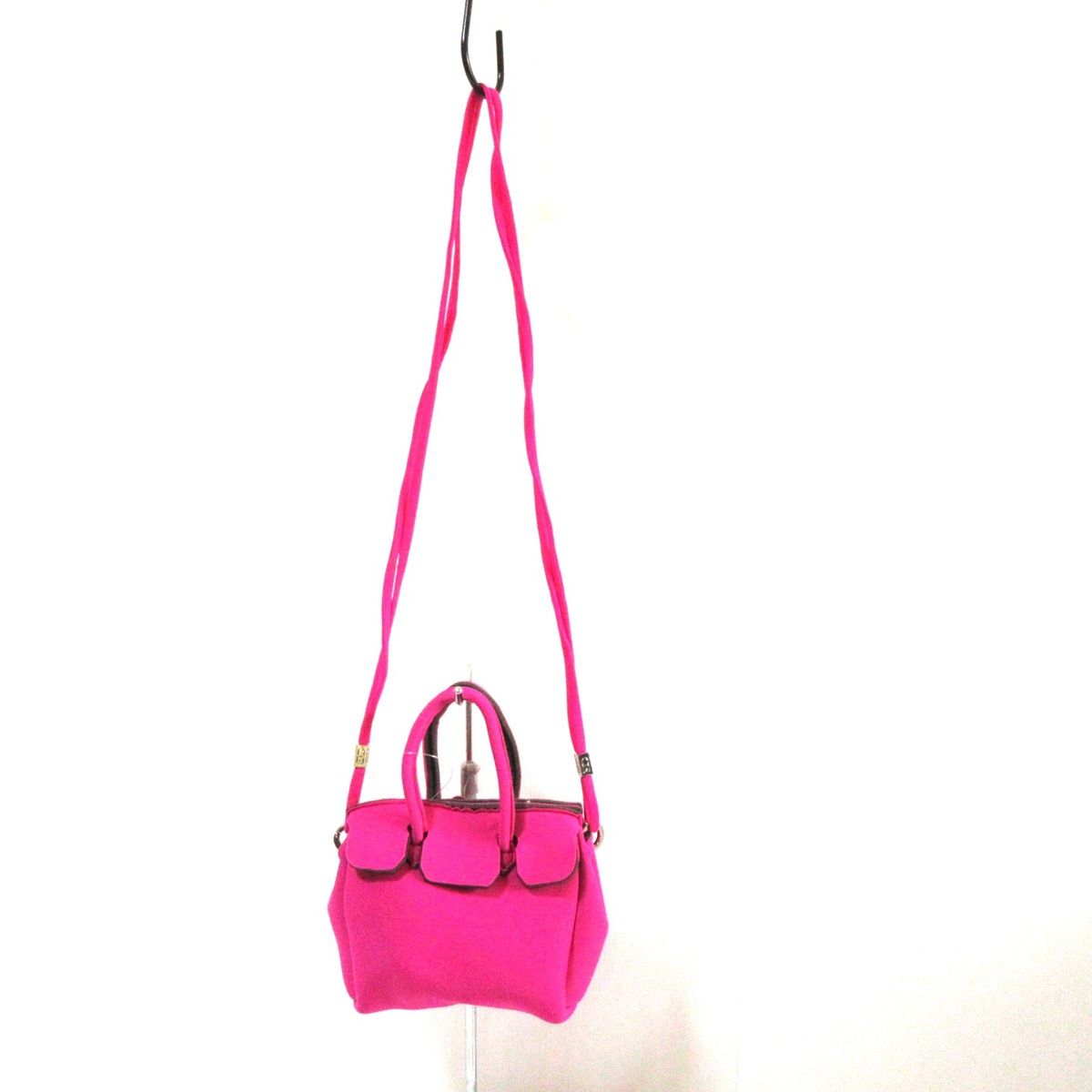 SAVE MY BAG(セーブマイバッグ) トートバッグ - ピンク ミニバッグ ポリエーテル×ポリアミド×エラスタン