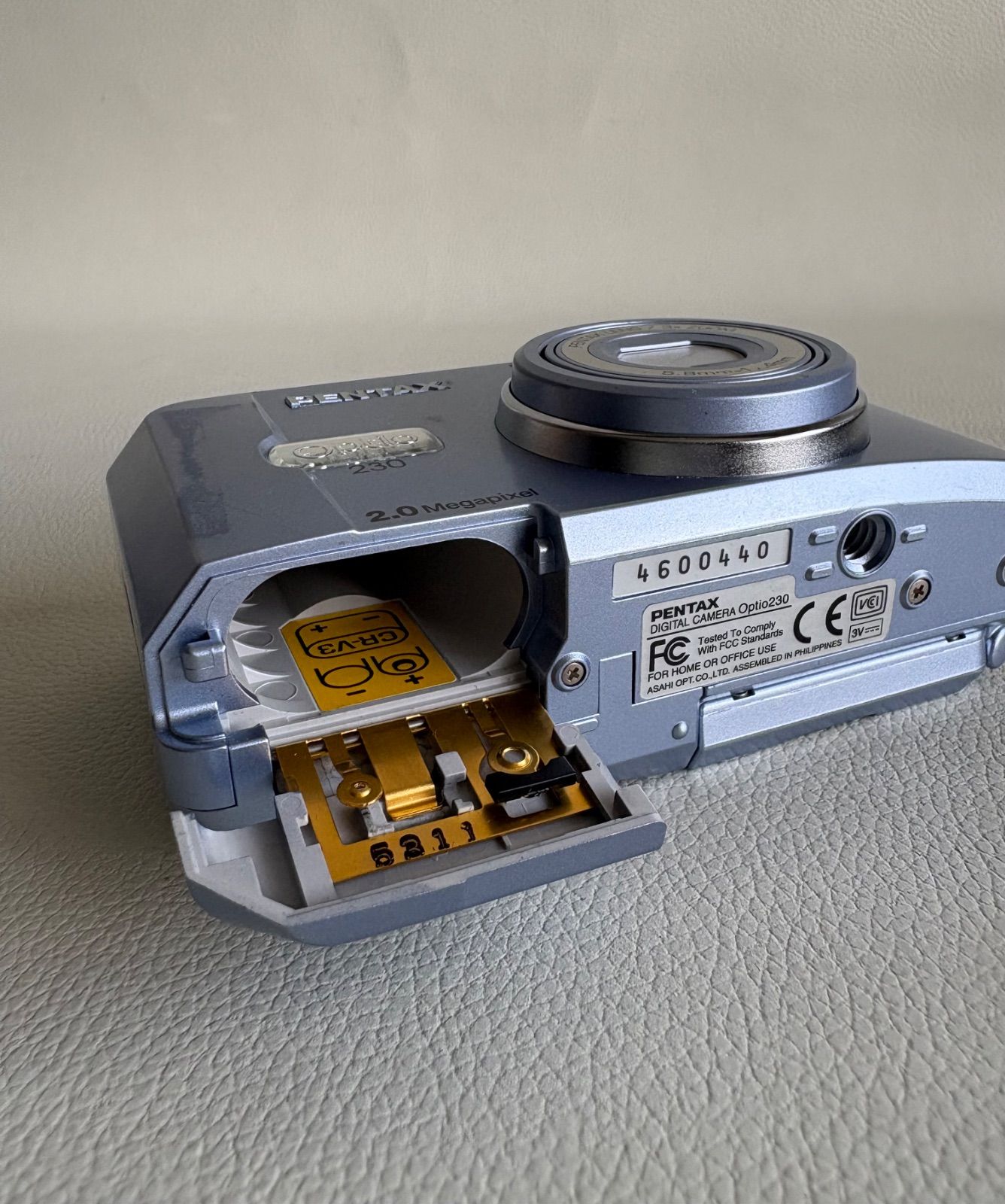 PENTAX Optio 230 デジタルカメラ【動作確認済】乾電池稼働