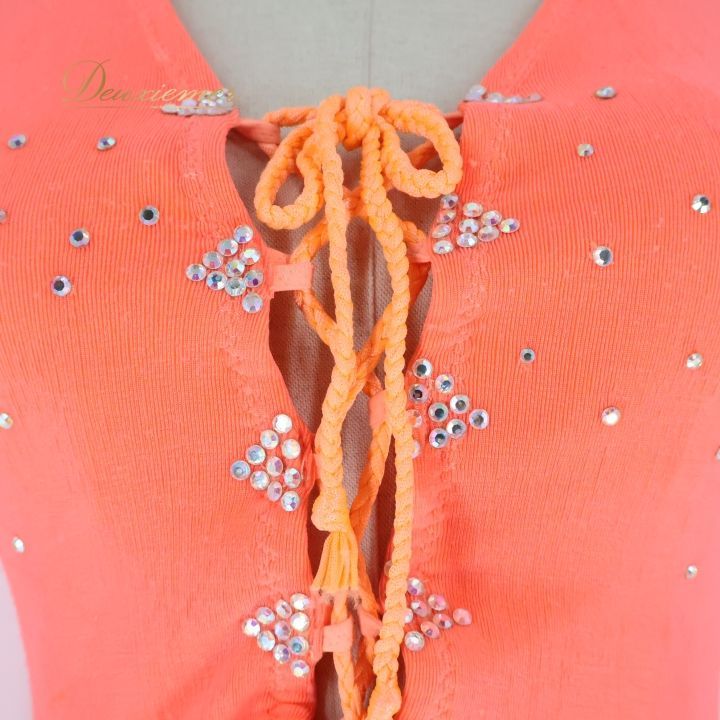 ワンピース サーモンピンク