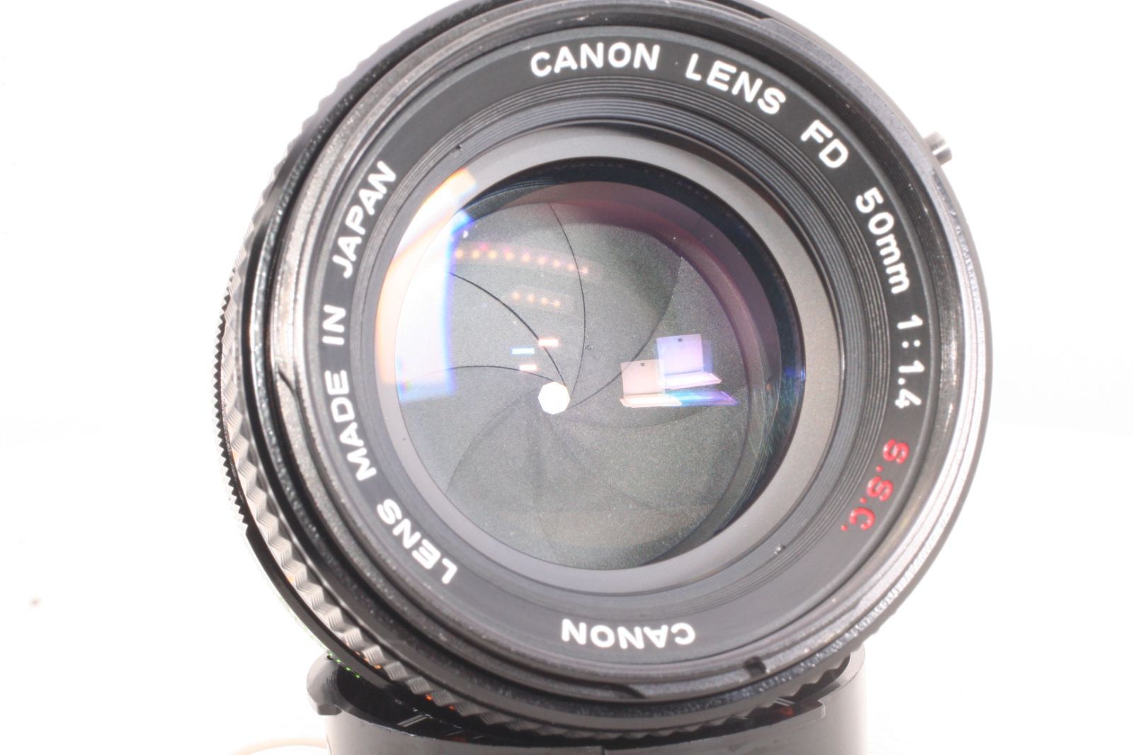 ☆外観美品【修理・整備/完動品】Canon FD 50mm f1.4 s.s.c 1121148