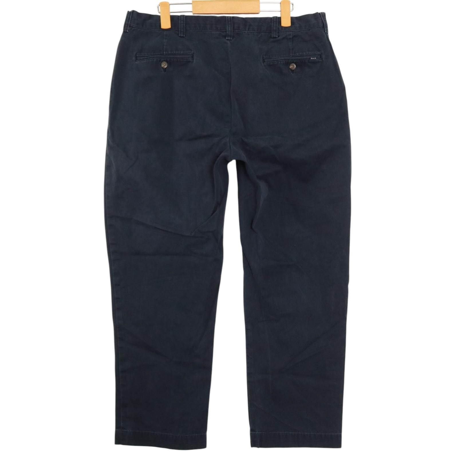 【新品・未使用】Polo Ralph Lauren ネイビー チノパン（新品） Ralph Lauren ラルフローレン ポロチノ チノパン ネイビー 36