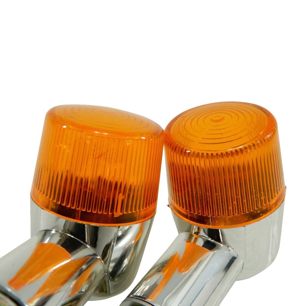 明るいミニウインカー丸型(オレンジ)4個 ヤマハ ランツァ,ドラッグスター,セロー225W
