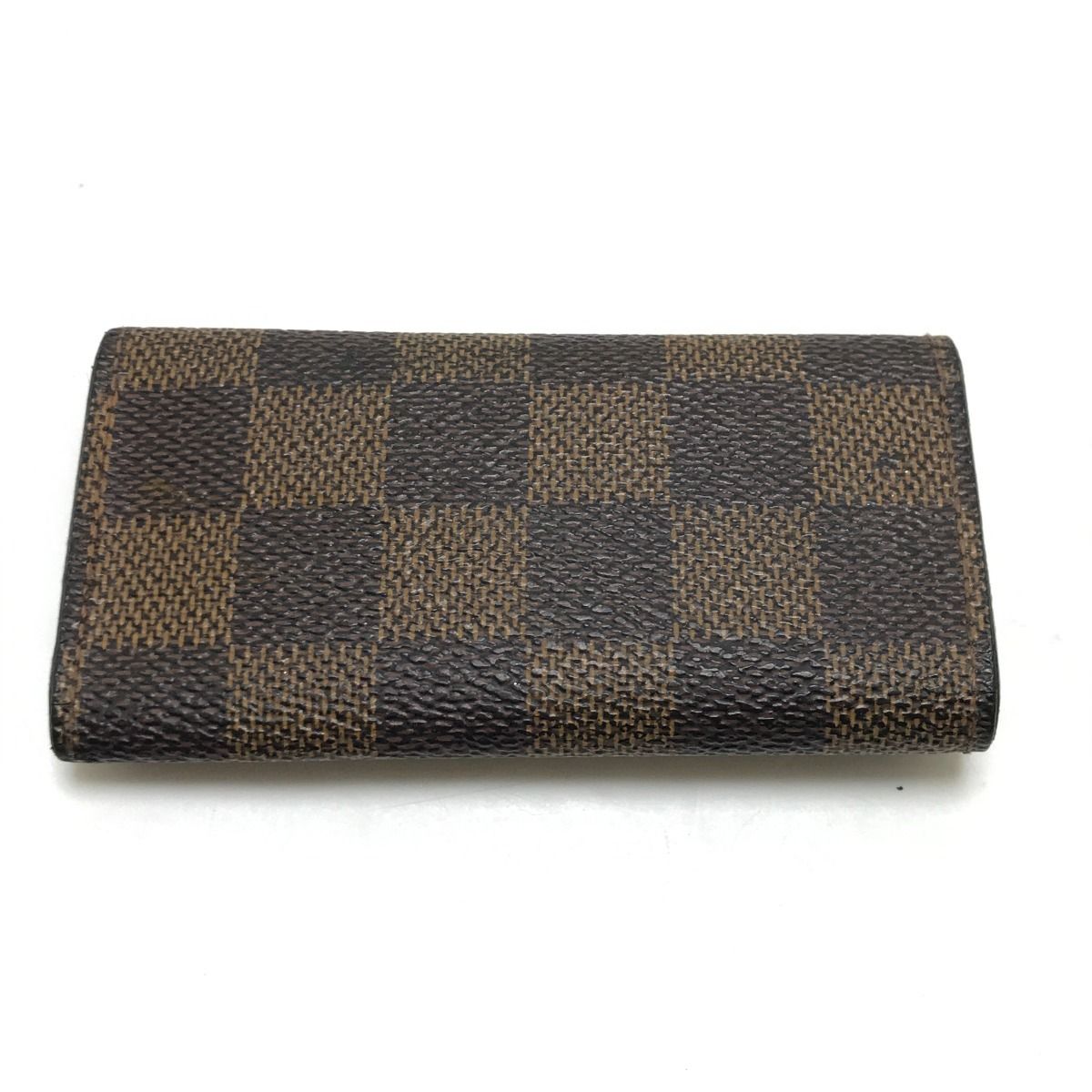LOUIS VUITTON ルイヴィトン キーケース ダミエ ミュルティクレ4 イニシャル有 N62631