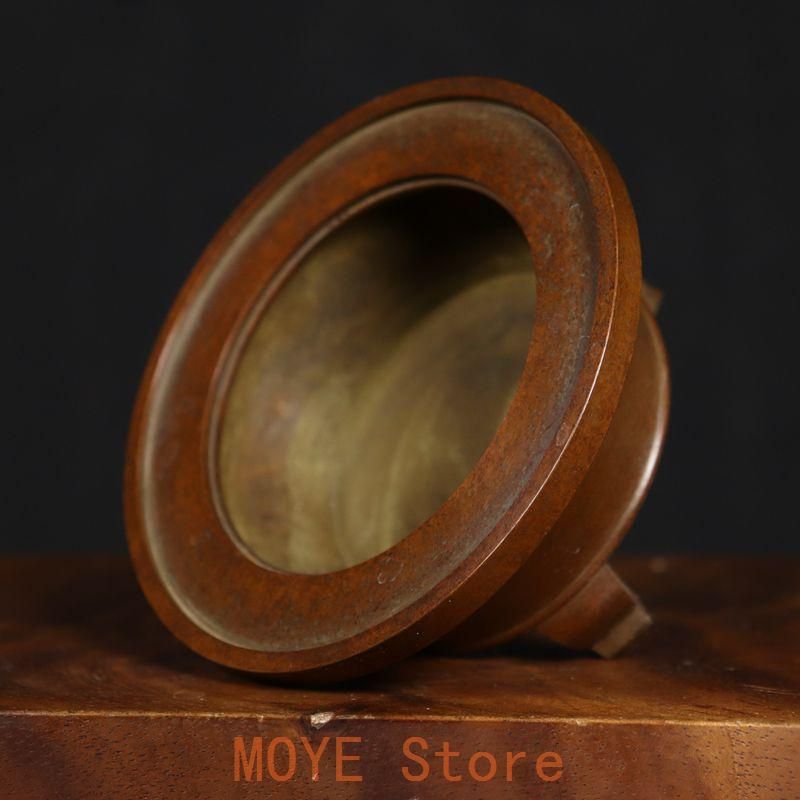 銅製 蘇工如意三足炉 盤香炉 檀香炉 茶道具 香道具 装飾品 工芸品 置物 銅製 蘇工如意三足炉 盤香炉 檀香炉 茶道具 香道具 装飾品 工芸品 置物