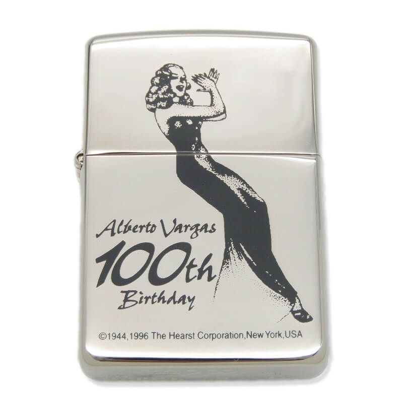 ZIPPO ジッポー Alberto Vargas 100th Birthday 1996年製 アルベルト バーガス 100周年記念 28009925