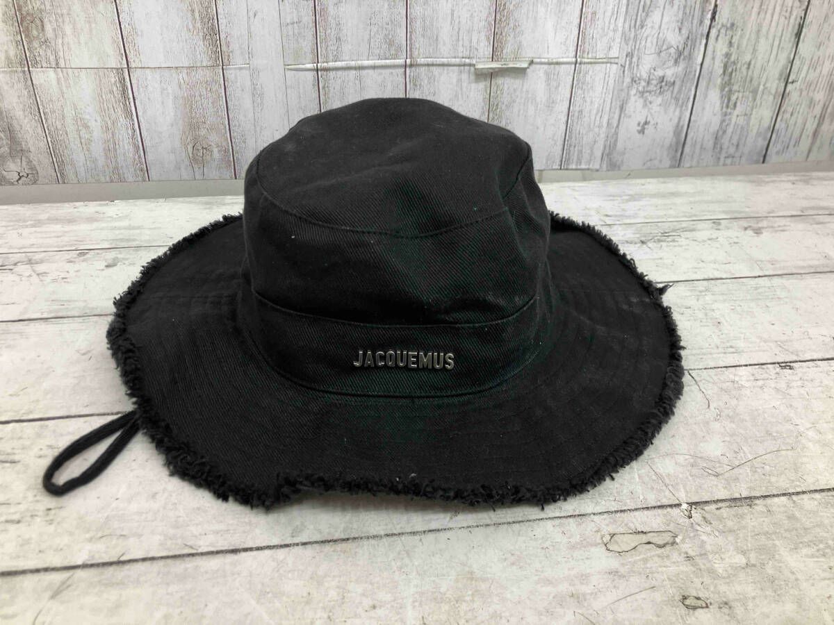 Jacquemus|ストローハット 麦わら帽子 |Art ichaut バケットハット213ACO02-5001-990