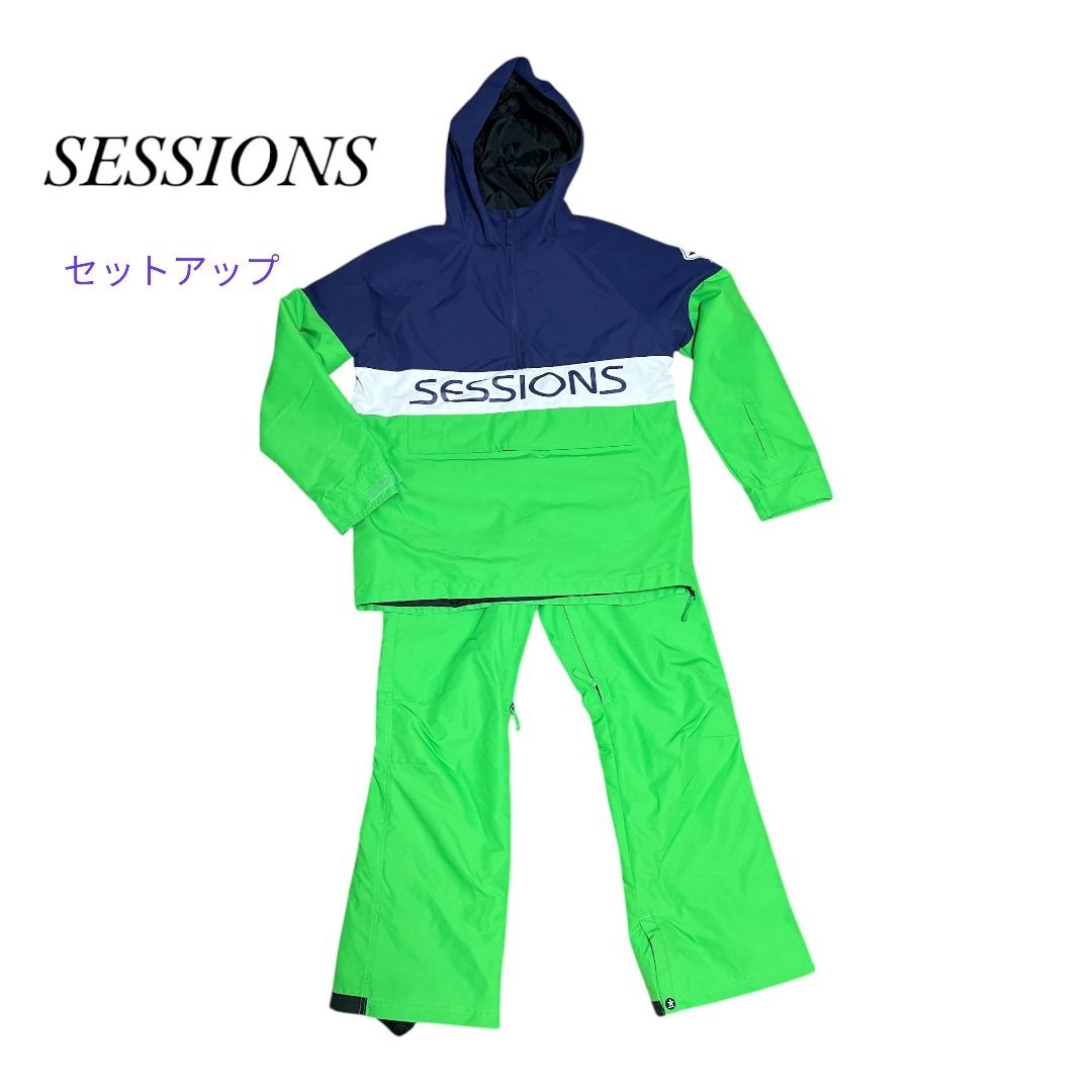 セッションズSESSIONS スノーボードウェア 上下セット 楽天市場】《SALE》 SESSIONS セッションズ メンズ レディース