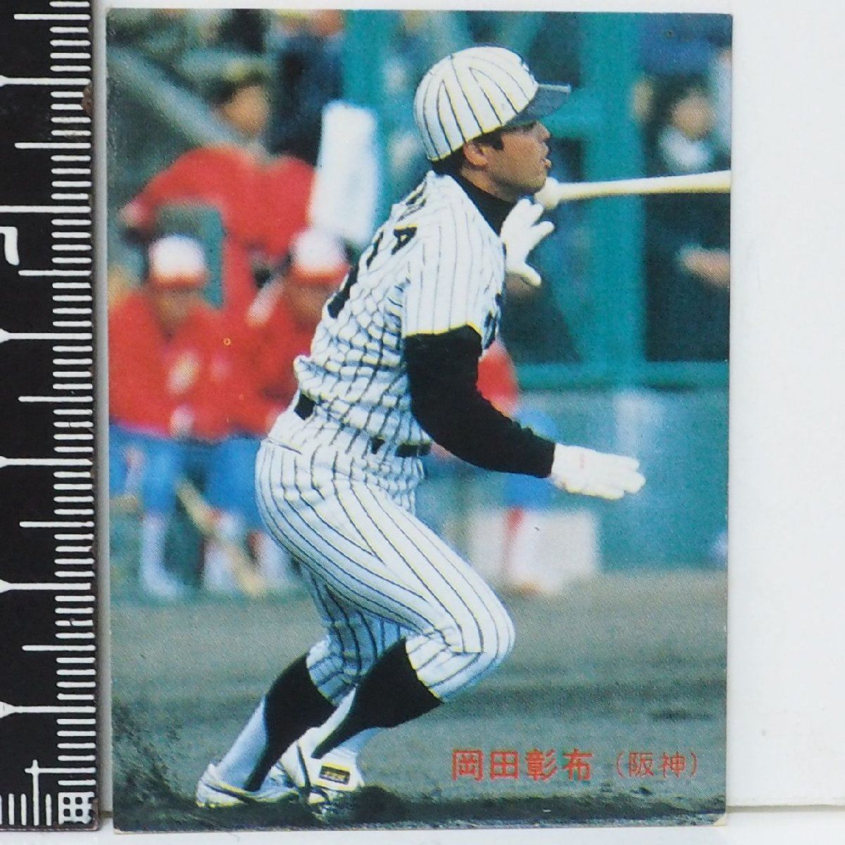 87年 カルビー プロ野球カード No.31【岡田 彰布 阪神タイガース】昭和 