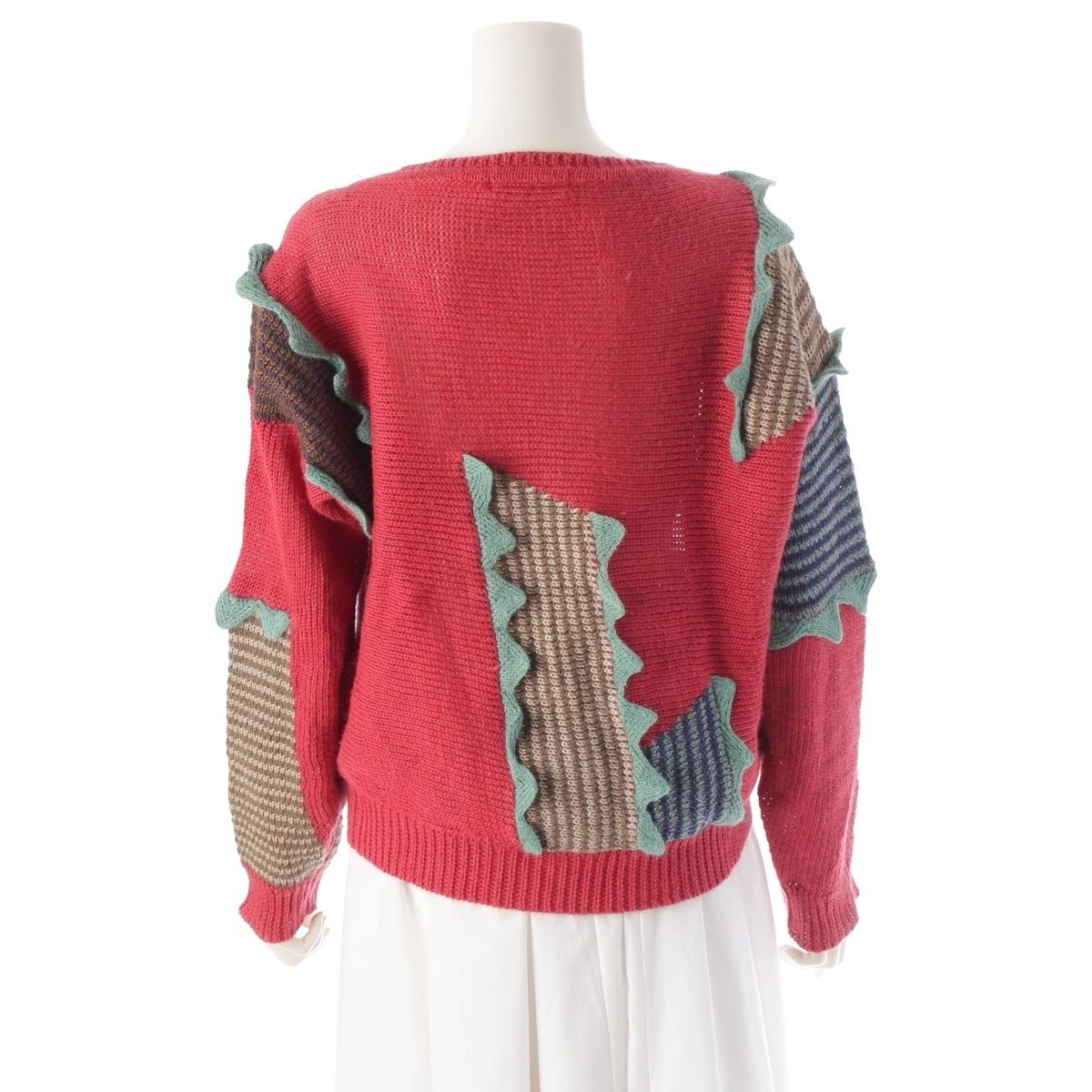 希少　美品　イッセイミヤケ　オールスタイル期　デザインニット　ベスト ISSEY MIYAKE - 70s 80s ビンテージ イッセイミヤケ オール