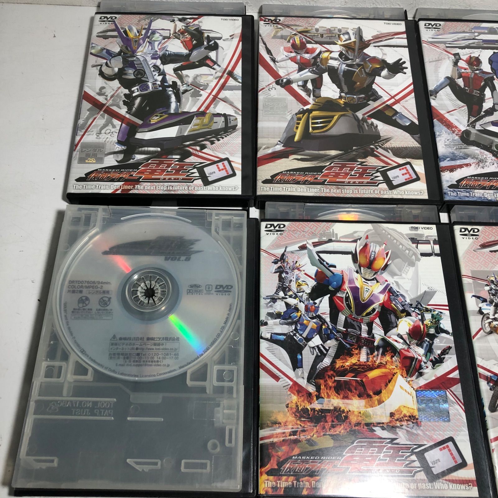 上品なスタイル 10【中古DVD レンタル落ち】仮面ライダー電王 17枚 