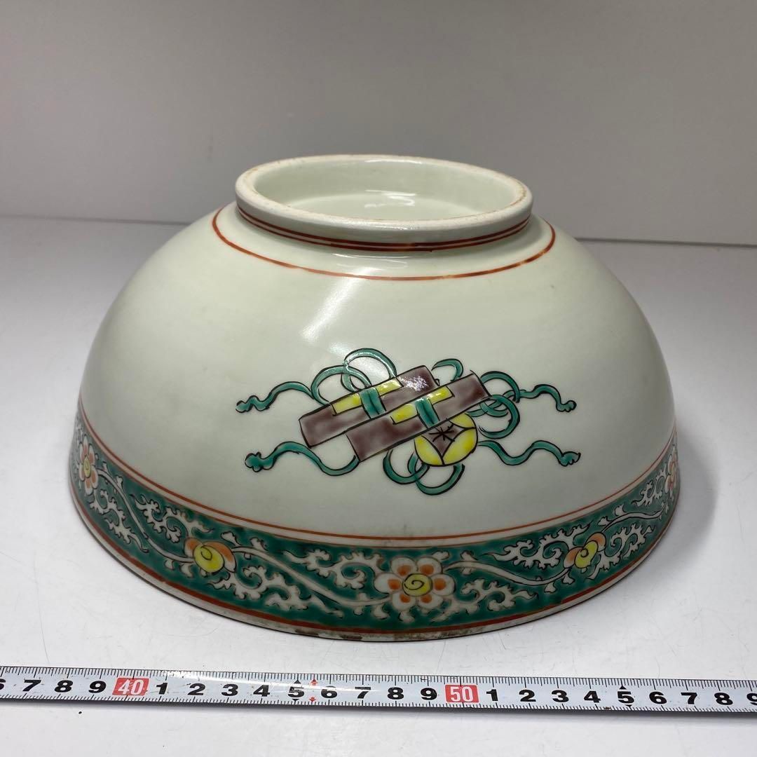 古伊万里　色絵　人物画　大鉢　27.8㎝　タルチ　東さ5-0905① 古伊万里 色絵 人物画 大鉢 27.8㎝ タルチ 東さ5-0905①