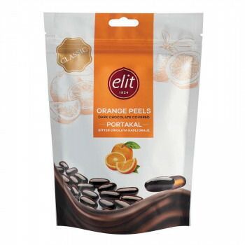 エリート ダークチョコレート オレンジピール 125g 12セット