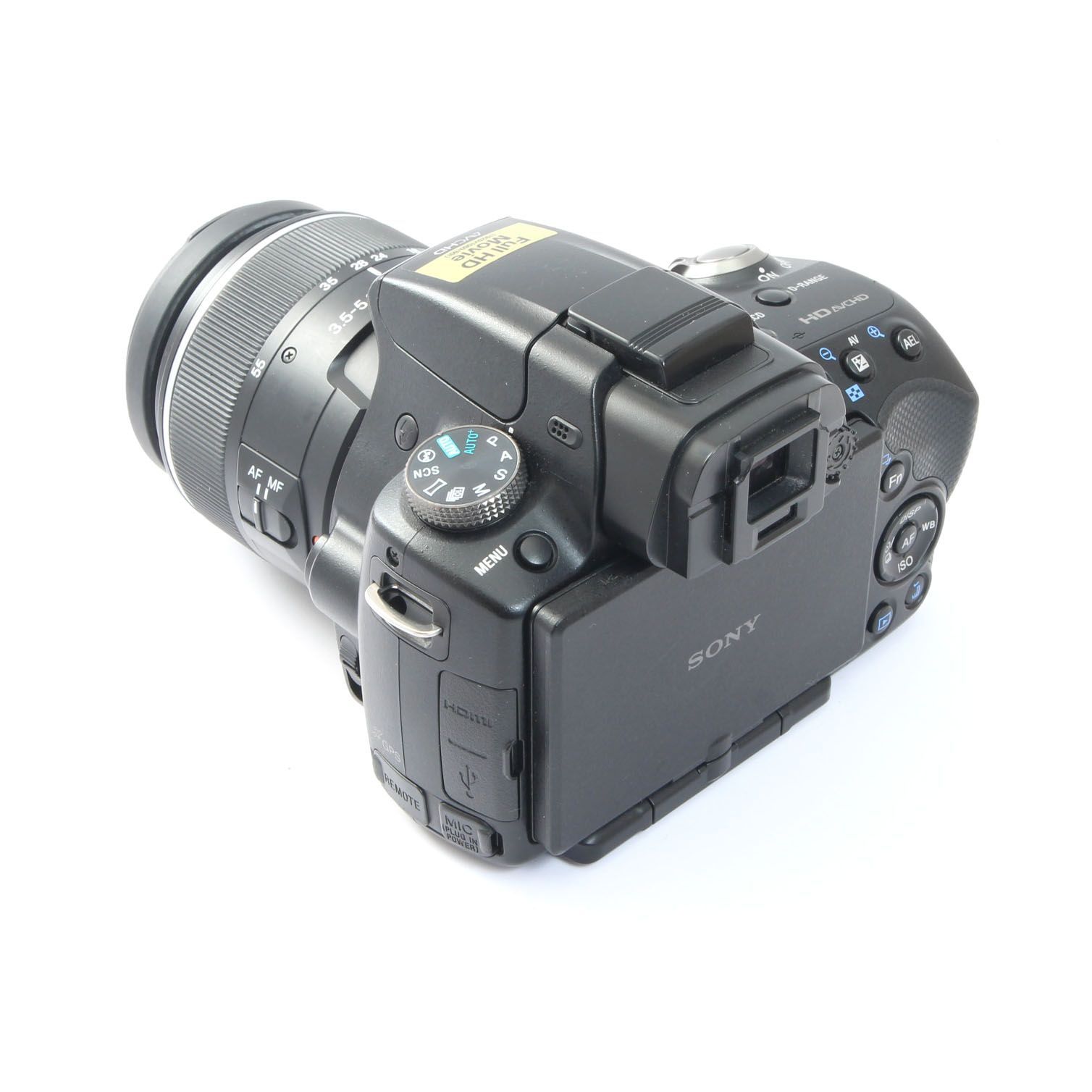 SONY α380 レンズキット DT18-55mm 動作品 ☆元箱付き ソニーα55 18-55mm f3.5-5.6 55-200mm f4-5.6 極