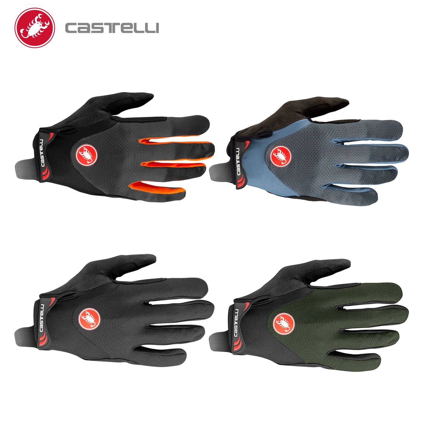 CASTELLI 20033 ARENBERG GEL LF GLOVE カステリ アランベール ゲル 長指グローブ