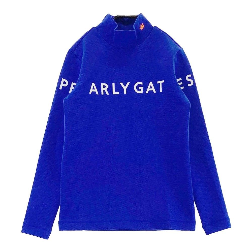 サイズ：0 PEARLY GATES パーリーゲイツ  ハイネック 長袖Tシャツ  ブルー系 [240101285824]# ゴルフウェア レディース ストスト