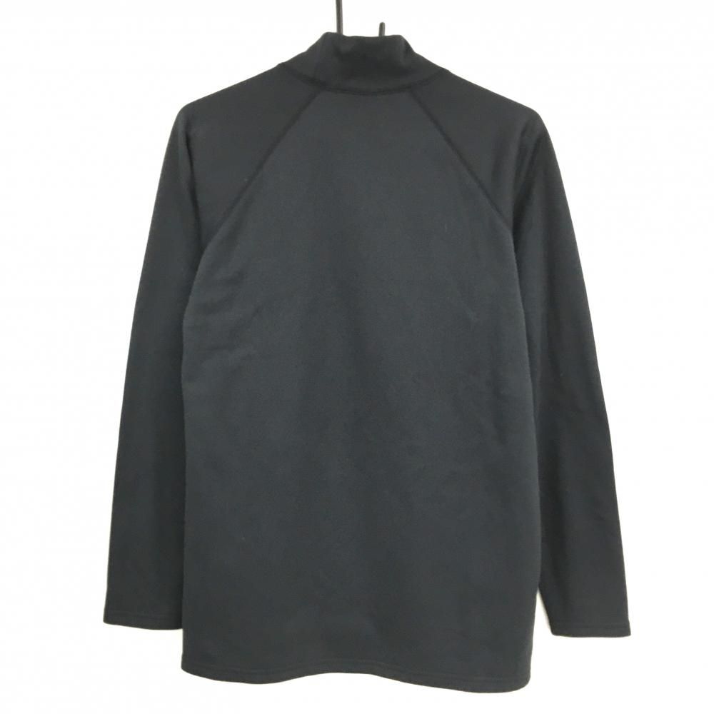 美品】エスルド 長袖ハイネックシャツ 黒 裏起毛 メンズ L