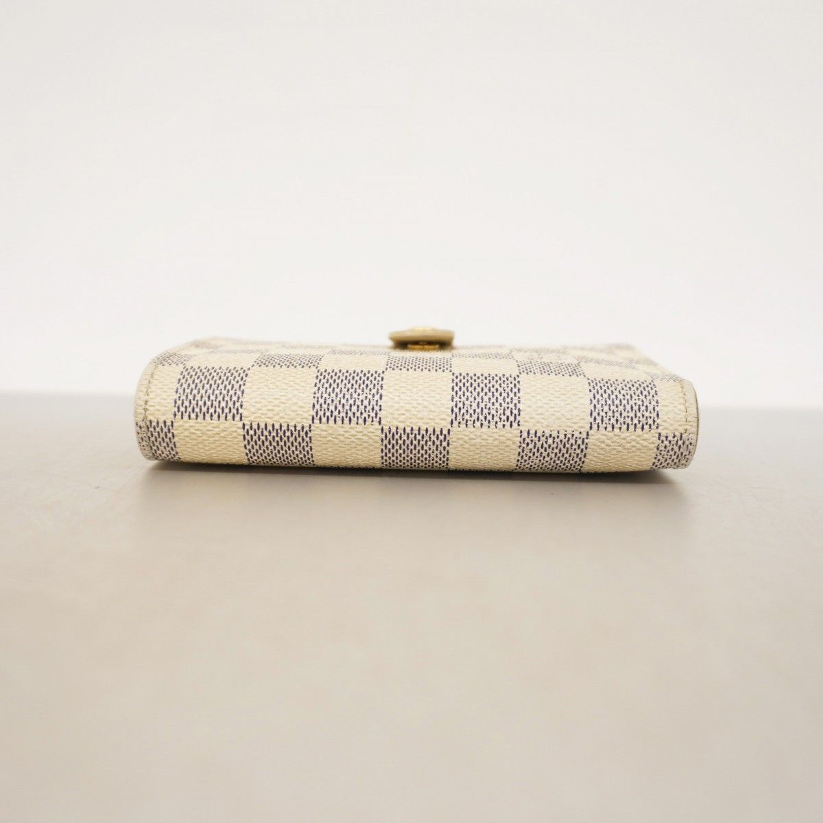 5id4957 ルイヴィトン 財布 ダミエ アズール ポルトフォイユヴィエノワ N61676 ホワイト レディース