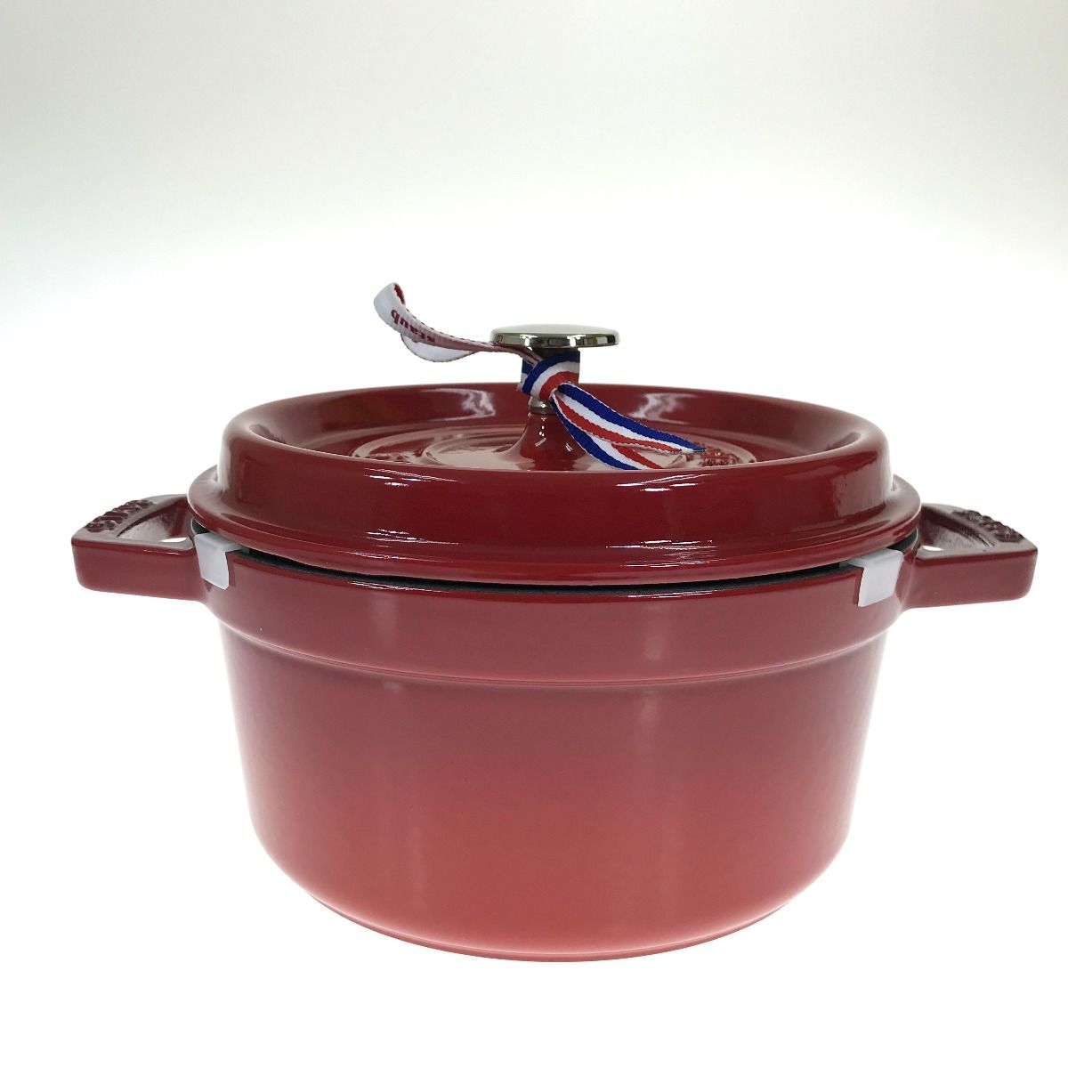 新品未使用】STAUB 鋳鉄製 両手鍋 20cm 赤 【公式通販】