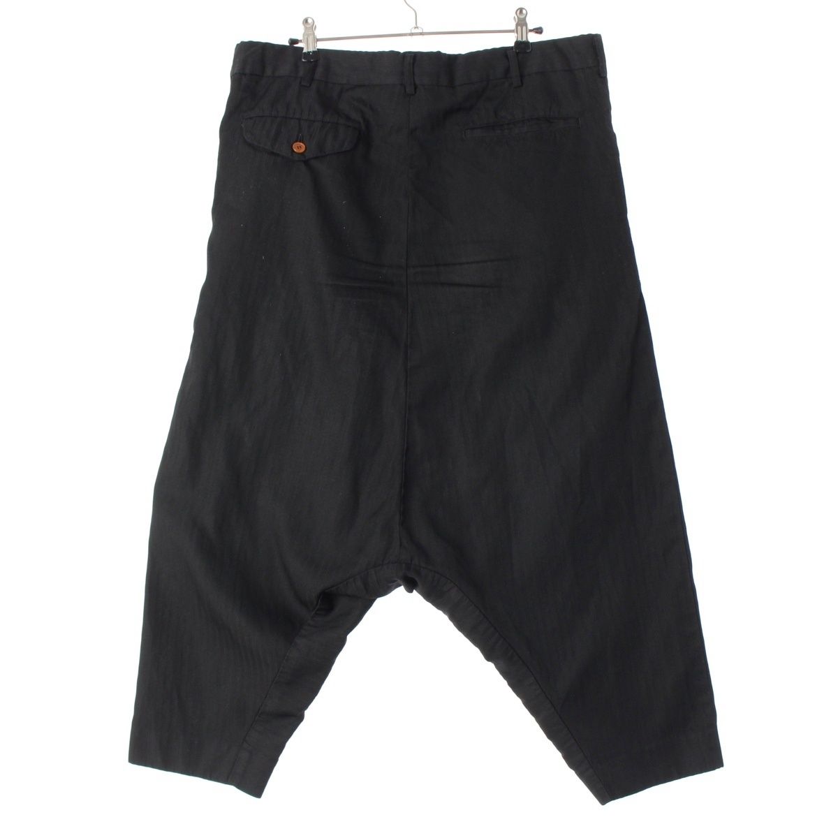 コムデギャルソンオムプリュス AD2018 19SS 製品染め サルエル パンツ ボトムス PC-P038 ブラック XS