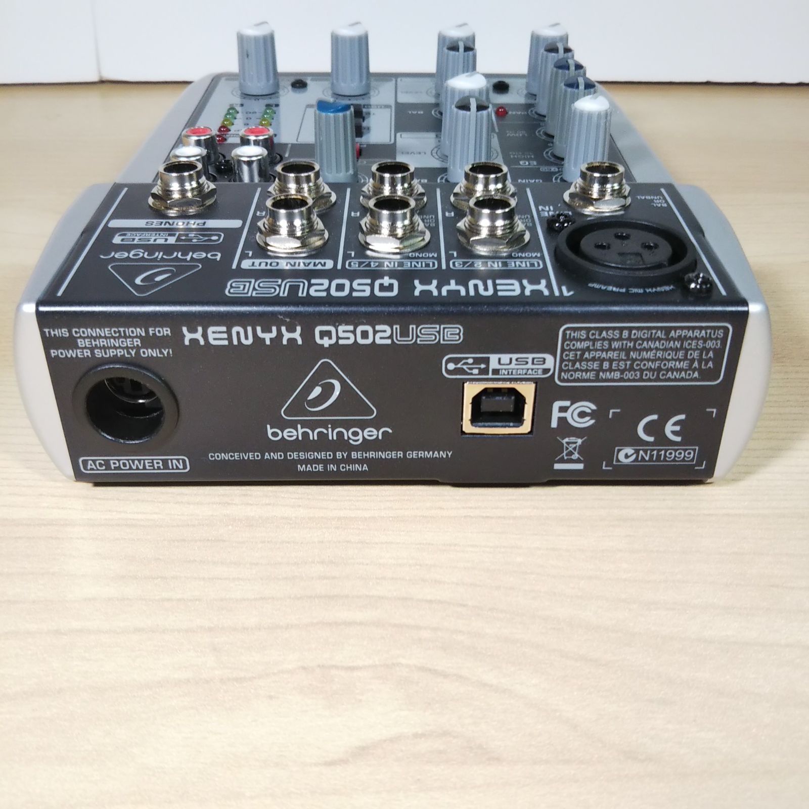 behringer XENYX Q502USB USBオーディオインターフェース搭載5ch