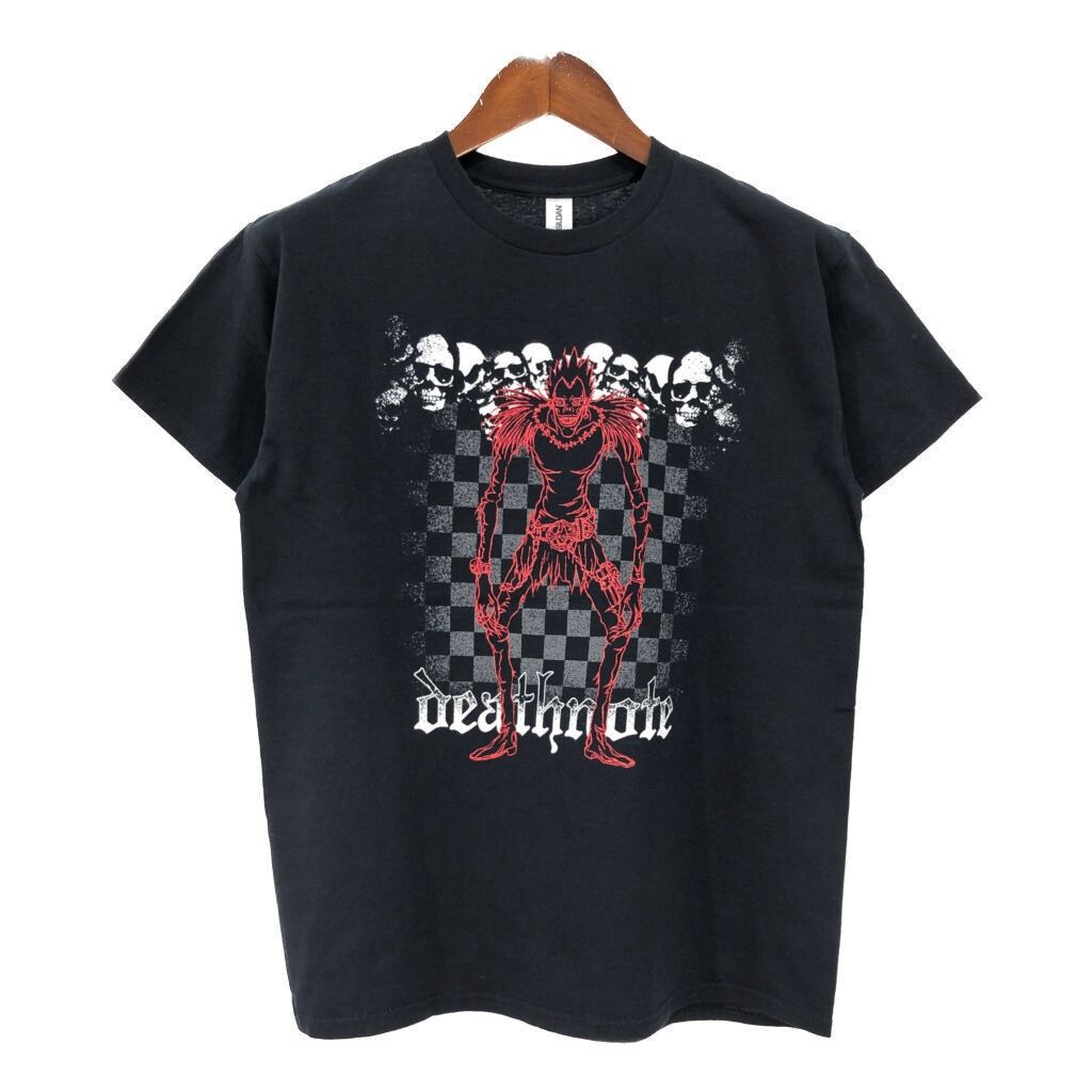 デスノート DEATH NOTE リューク Ｔシャツ アニメ キャラクター ブラック メンズ M 古着 U1722