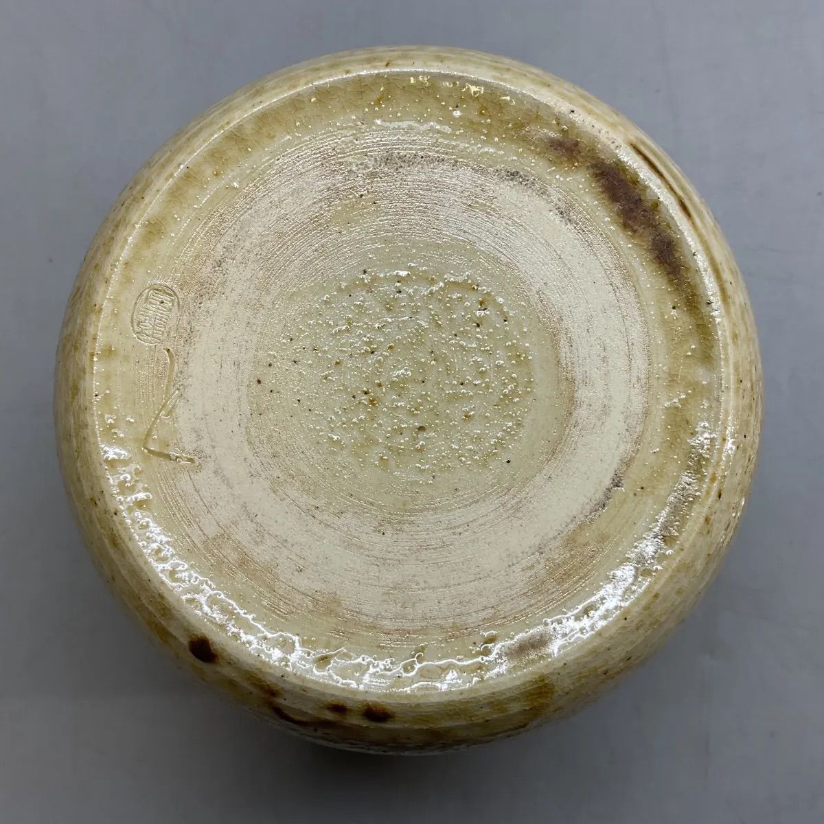 茶道具　黄瀬戸水指　加藤唐三郎作 N34 加藤唐三郎造 黄瀬戸 水指 共箱 在銘 瀬戸赤津 唐三郎窯