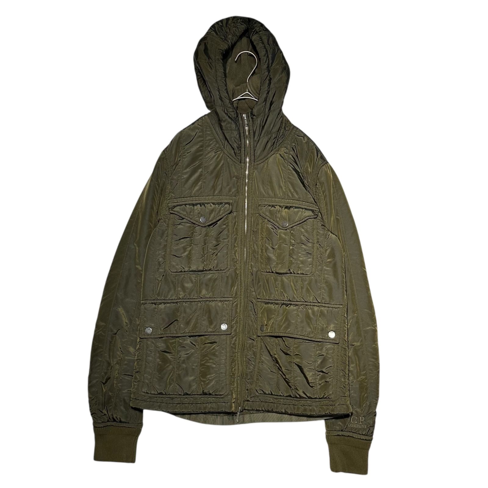 C.P.COMPANY(シーピーカンパニー) 07AW 4 pocket quilted hooded 