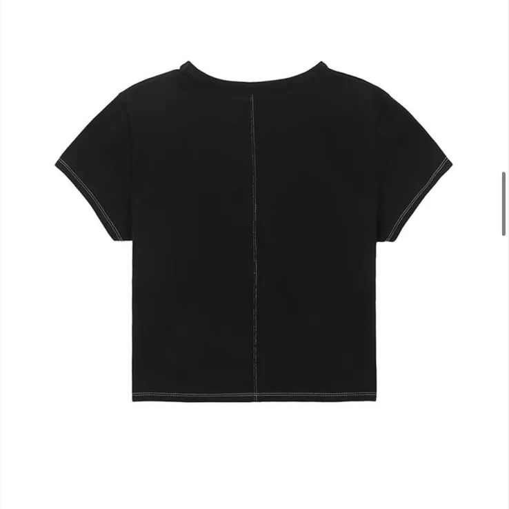 Matin Kim SHADE CROP TOP IN BLACK