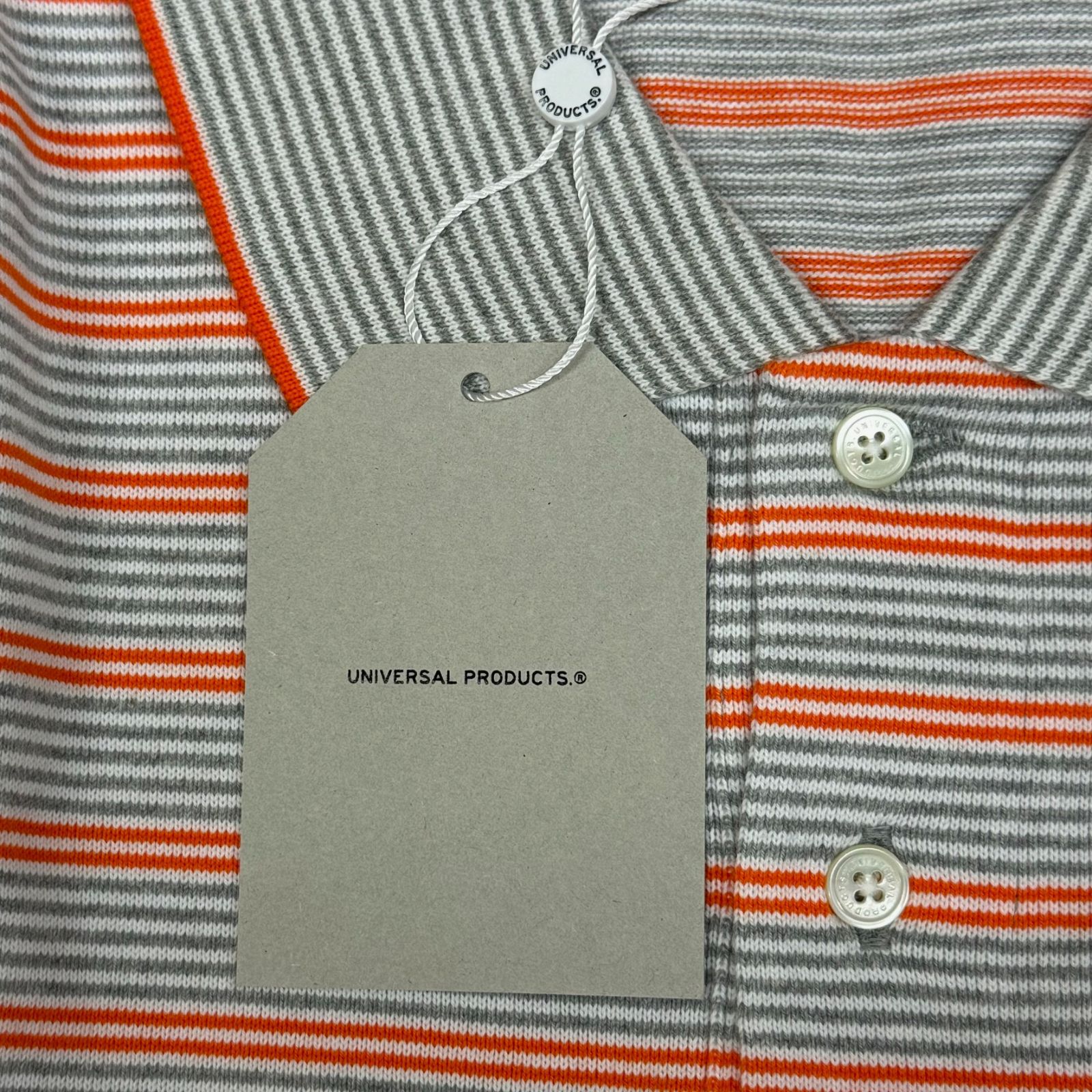 定価20900円 新品 UNIVERSAL PRODUCTS MULTI BORDER S/S POLO マルチ