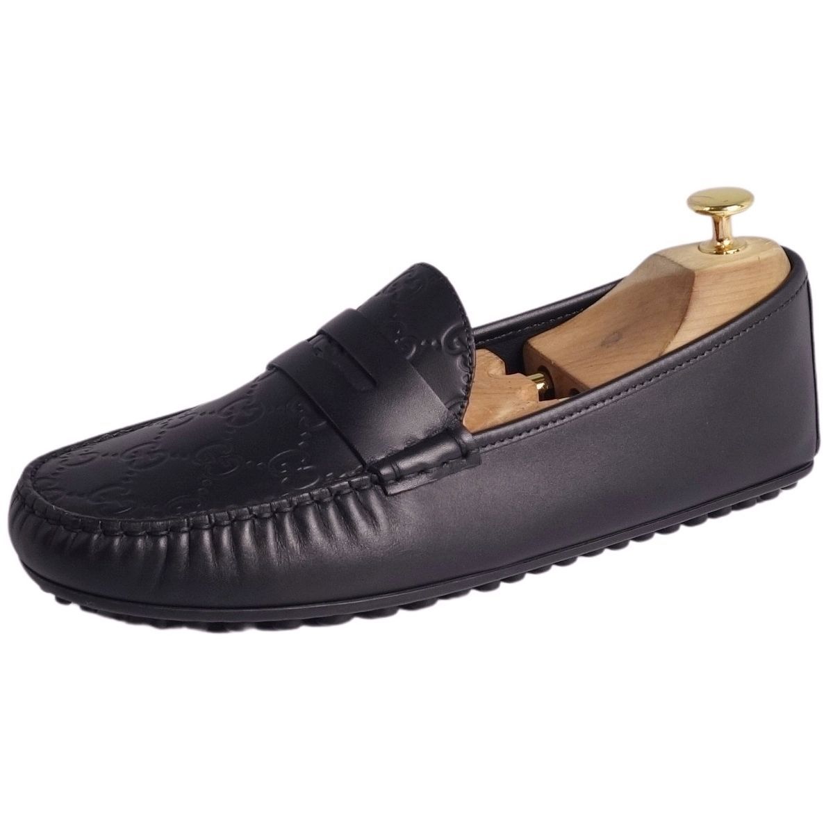 未使用 グッチ GUCCI ローファー モカシン ドライビングシューズ グッチシ