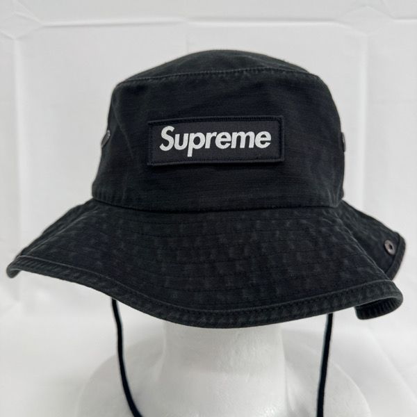 Supreme シュプリーム Military Boonie バケットハット 黒 Supreme Military Boonie ブラックバケットハット