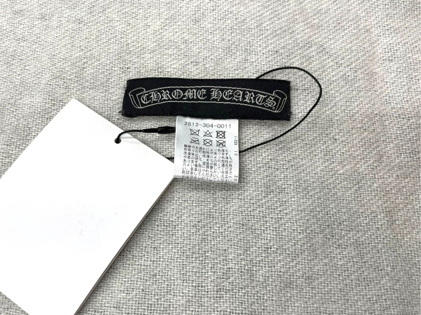 新品未使用 ChromeHearts クロムハーツ チェッカードカシミア